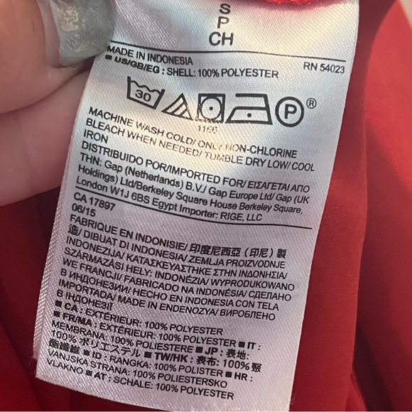 Woman’s Banana Republic small red tunic long sleeve - Picture 6 of 8